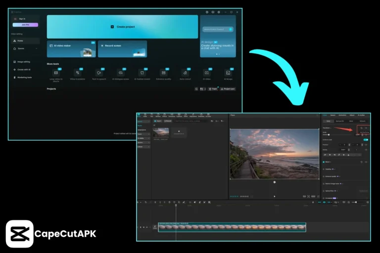 add keyframe in CapCut on PC